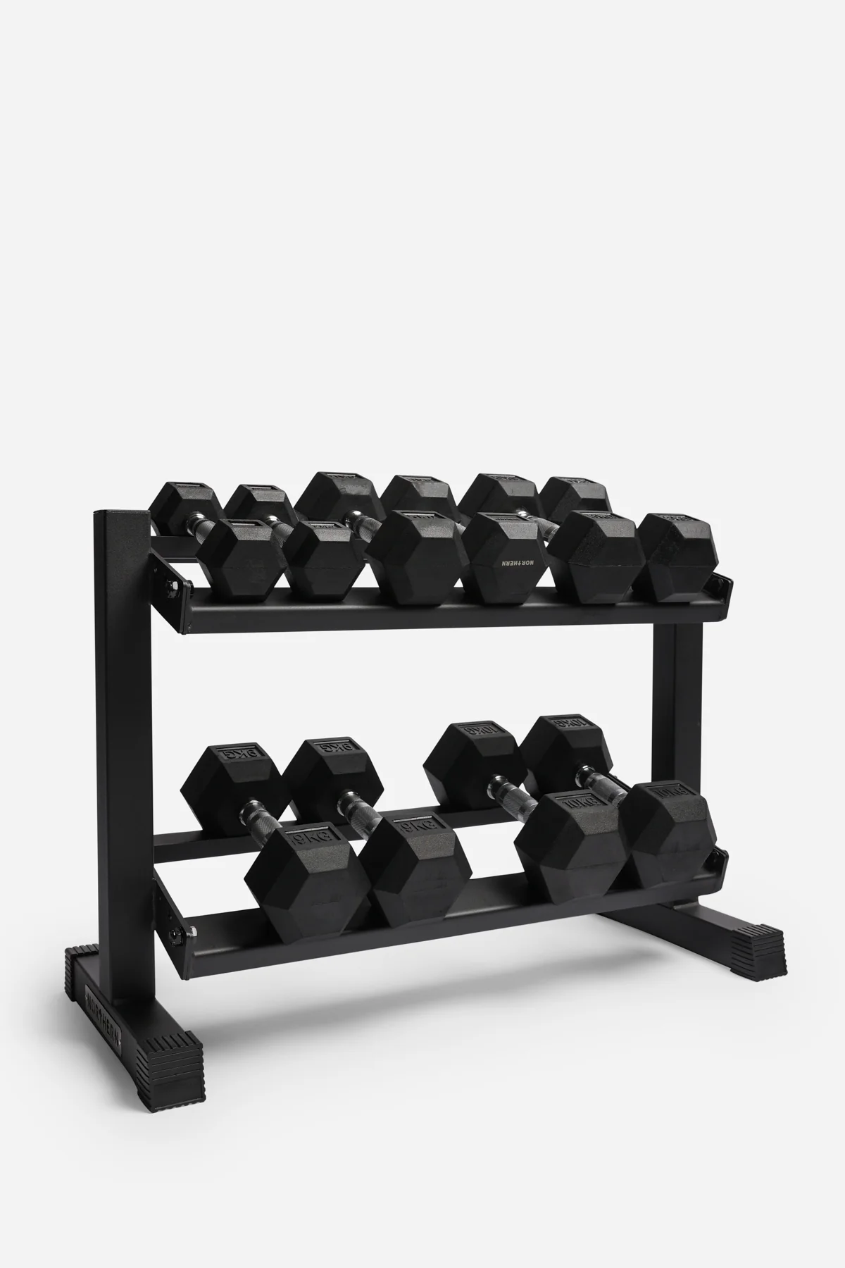 Northern 2 Tier Dumbbell Storage Rack - Image 3