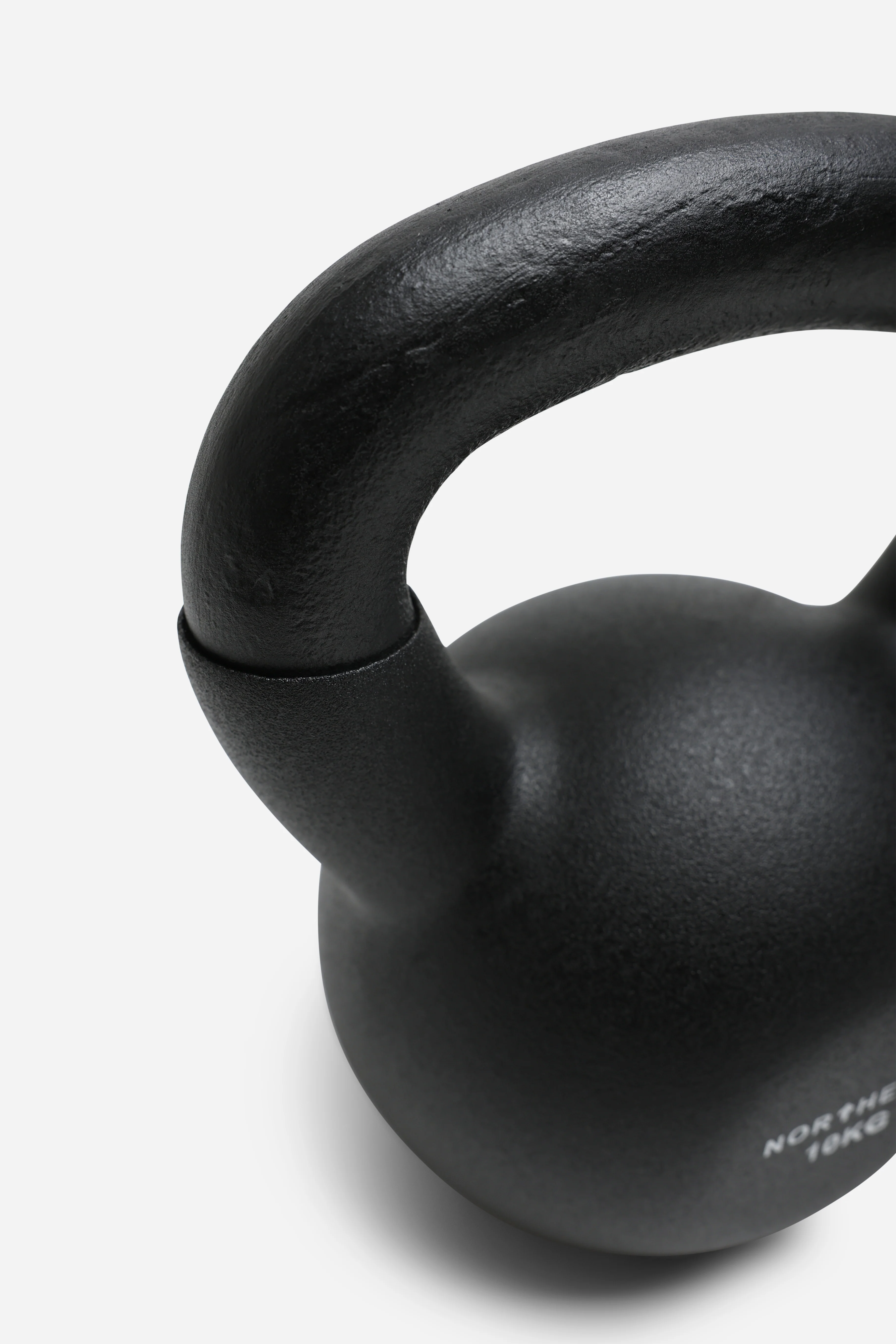 Northern Black Neoprene Coated Cast Iron Kettlebells - 10kg - Image 3