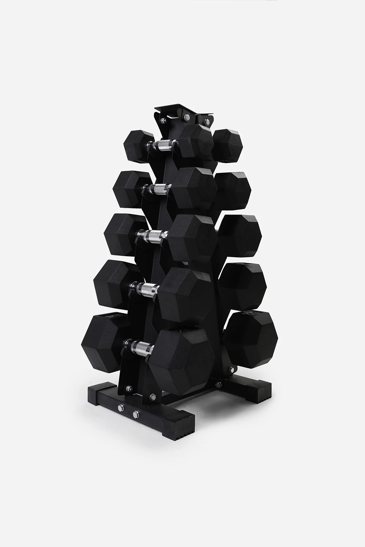Northern Dumbbell A-Frame Storage Holder Rack Black - 5 Tier - Image 6