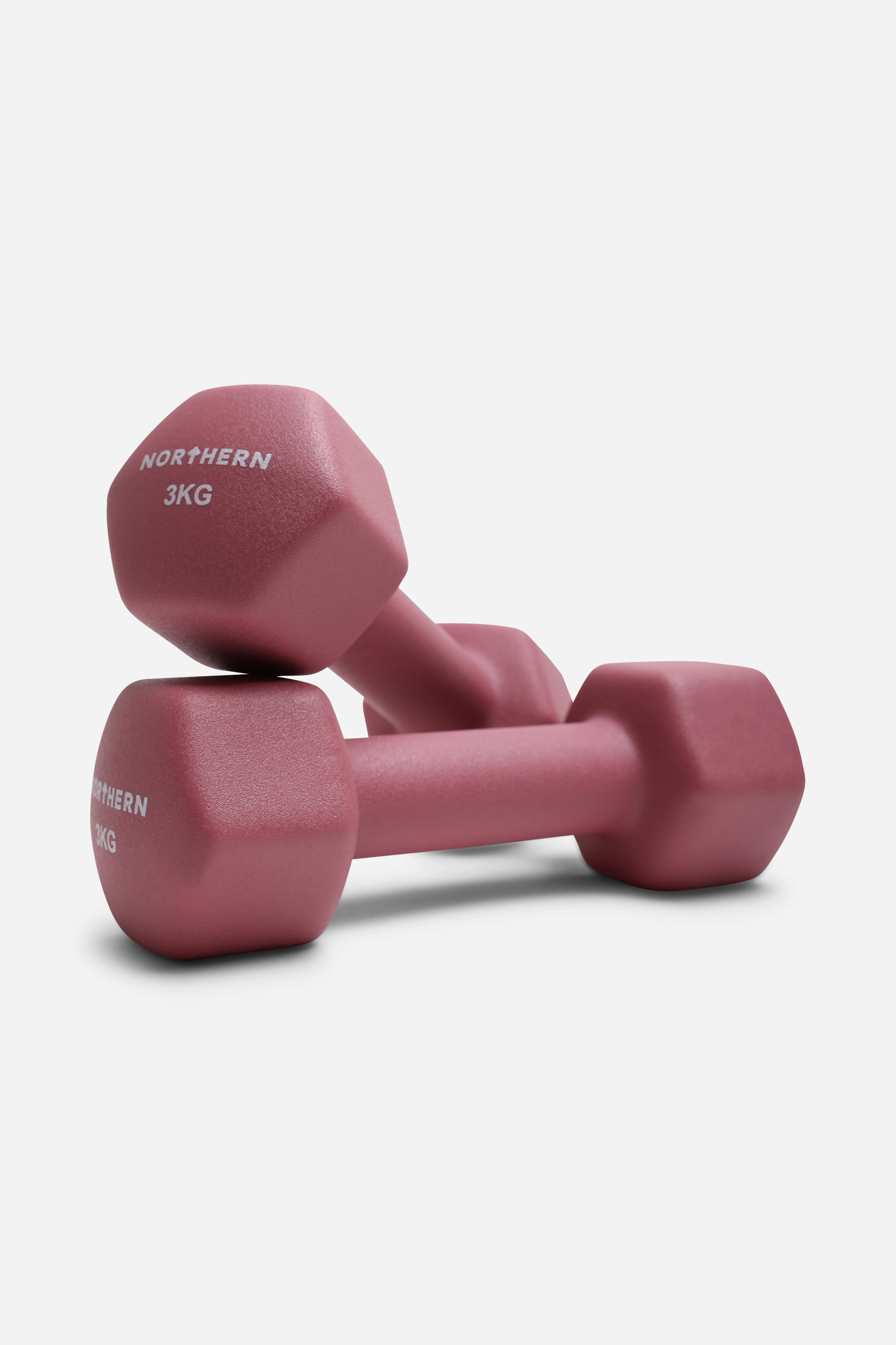 Northern Neoprene Hex Dumbbells (1kg - 8kg) - Image 4