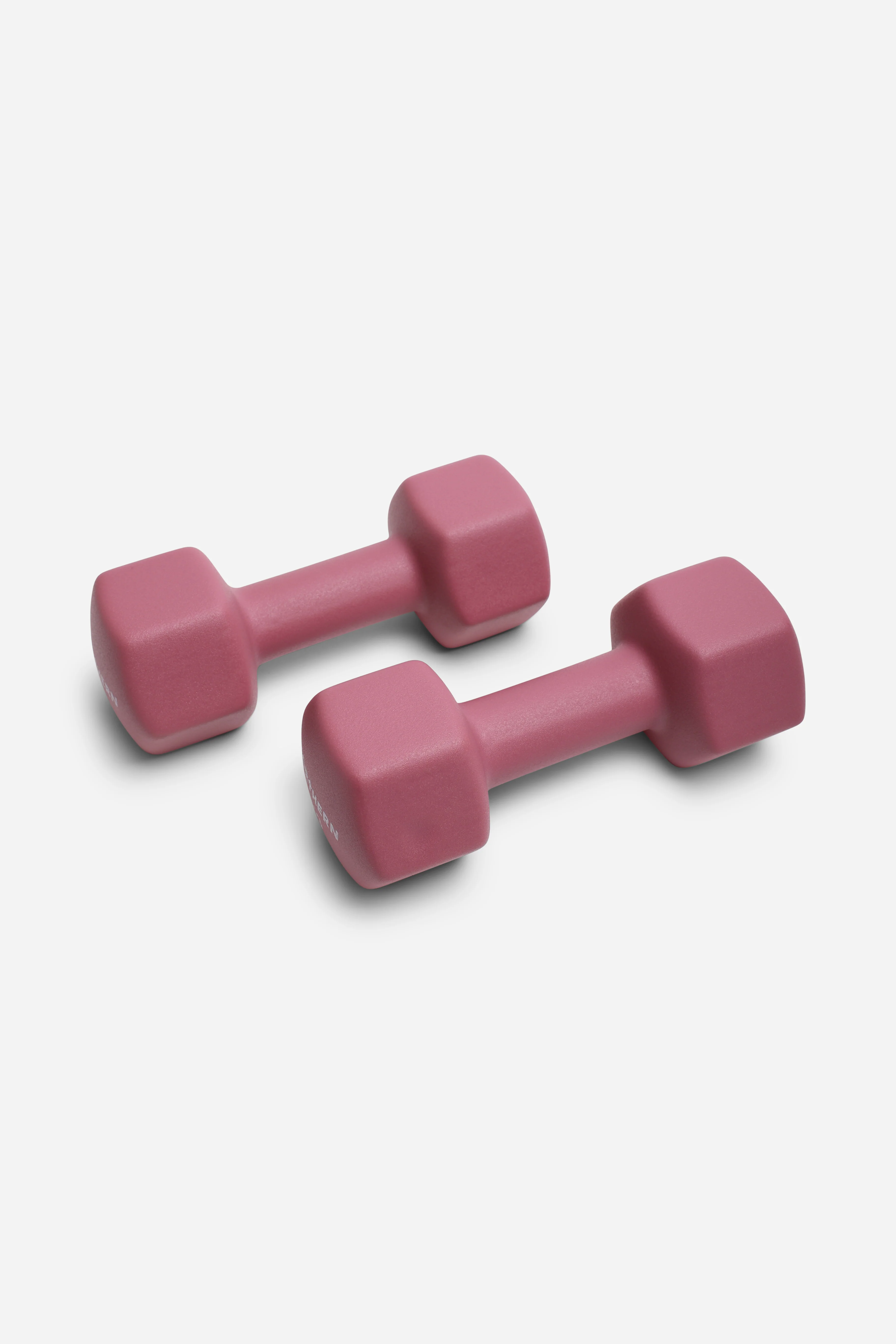 Northern Dusk Pink Neoprene Hex Dumbbells Pair - 8kg x 2 (16kg) - Image 2