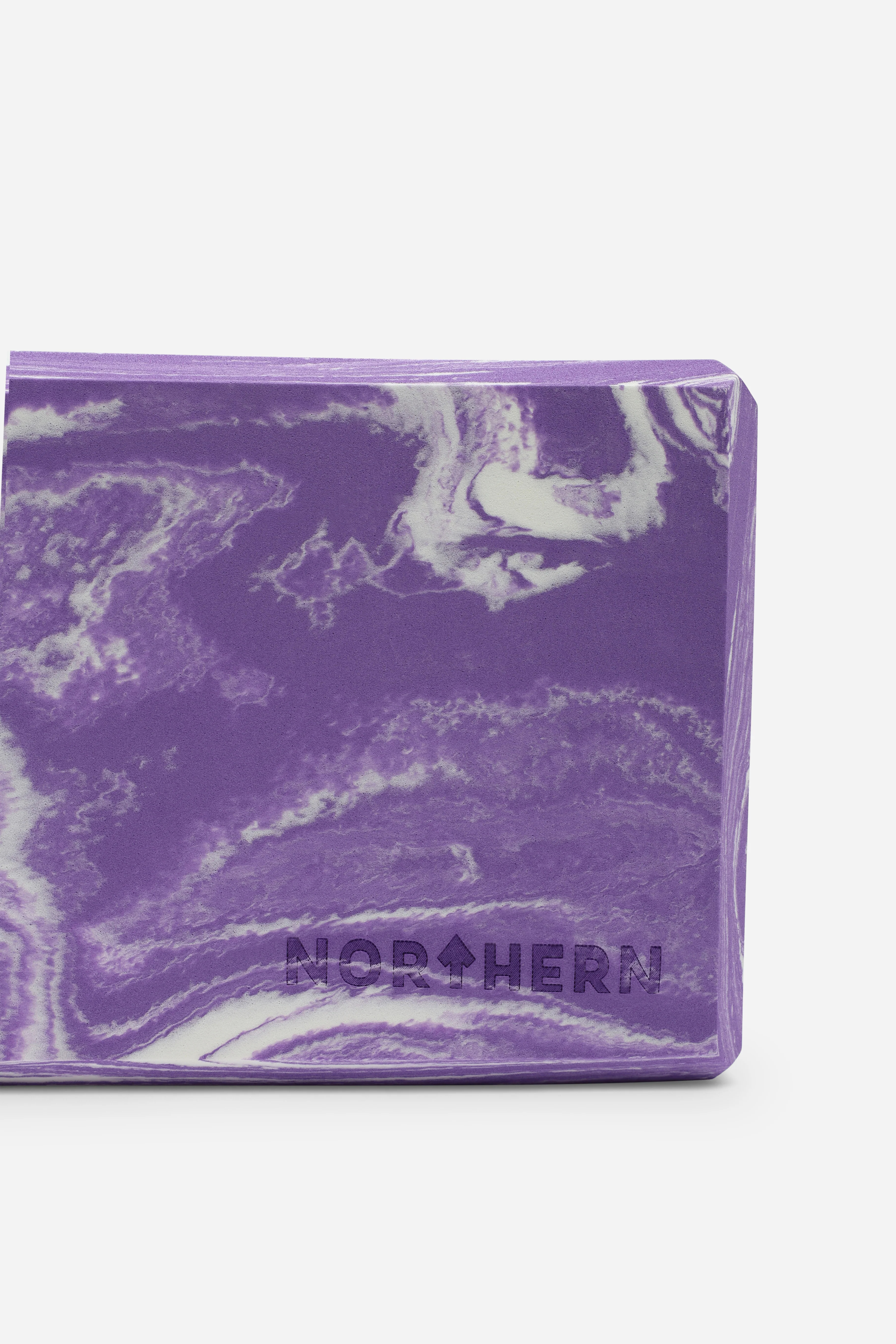 Northern Hi Density Yoga Block – Lilac Marble - Image 3