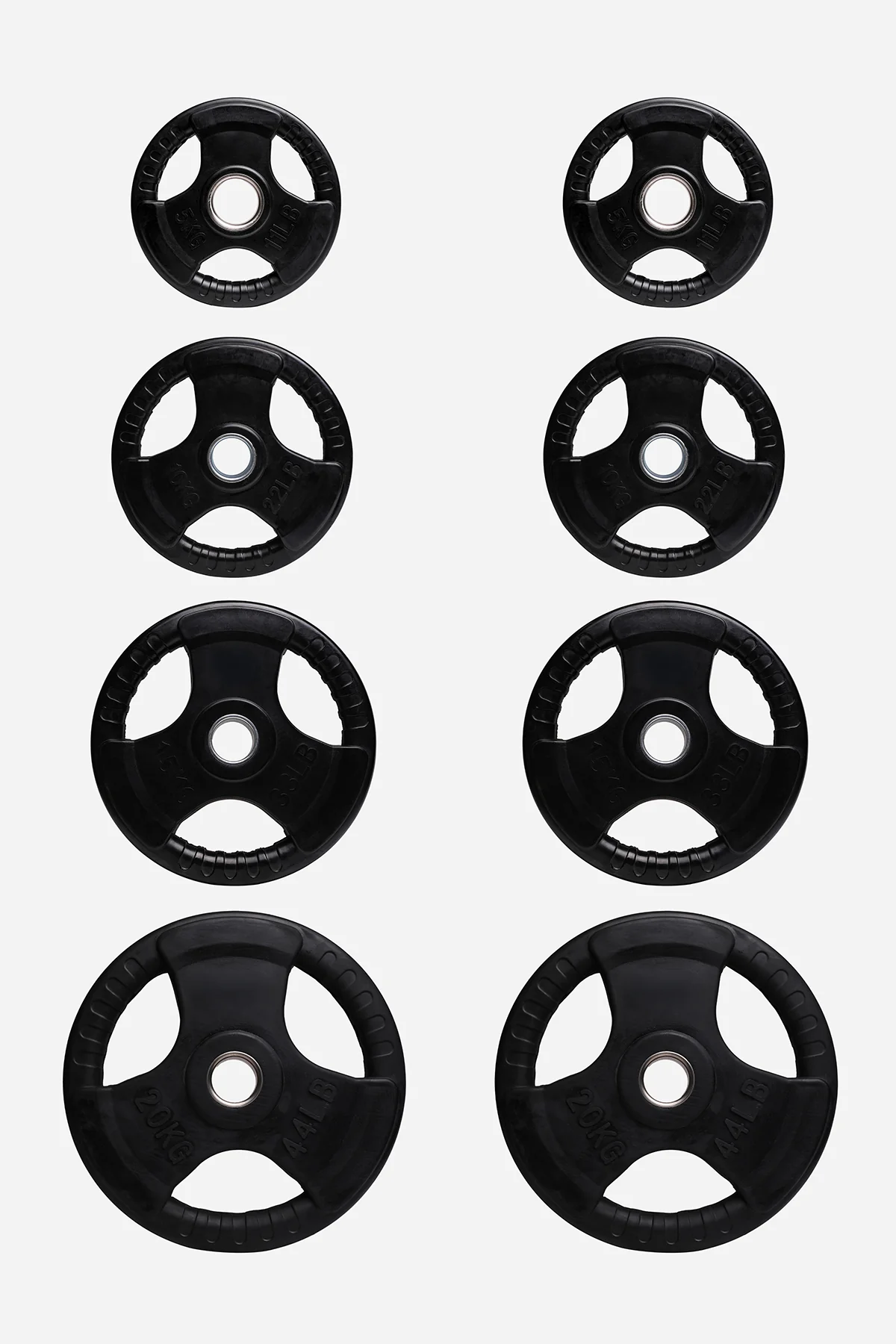 Tri-Grip Olympic Weight Plates Sets 37.5//60//100//150kg - Image 6